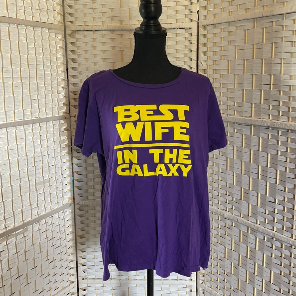 Star Wars print best wife in the galaxy 2xl